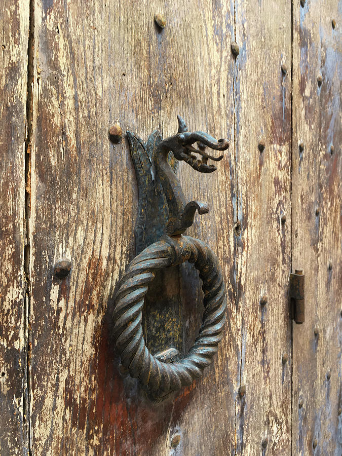 Antique door handle Photograph by Marina Usmanskaya