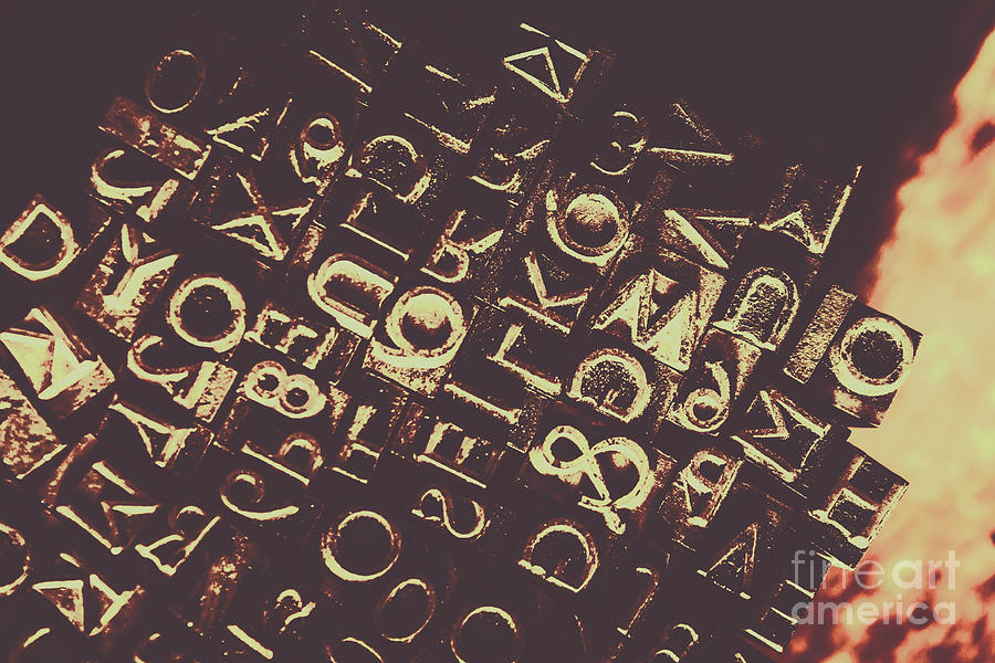 Antique enigma code Photograph by Jorgo Photography