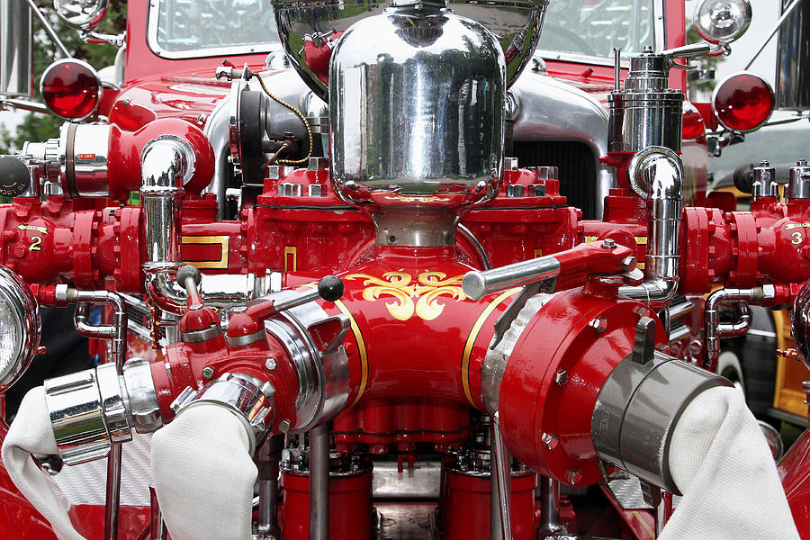 Antique Fire Engine Photograph by Bob Slitzan