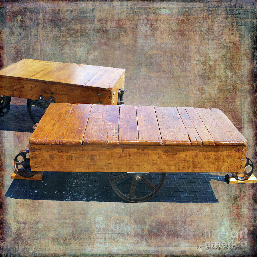Antique Flatbeds Photograph by Nina Silver