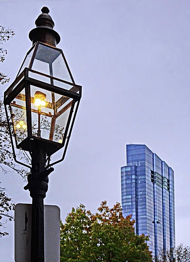 modern gas lantern