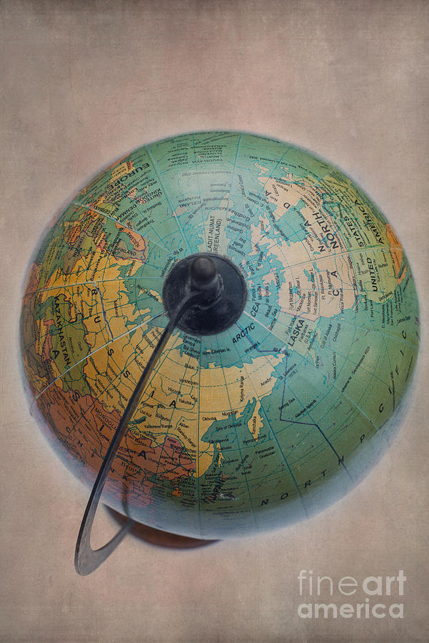 Antique Globe Photograph by David Lichtneker
