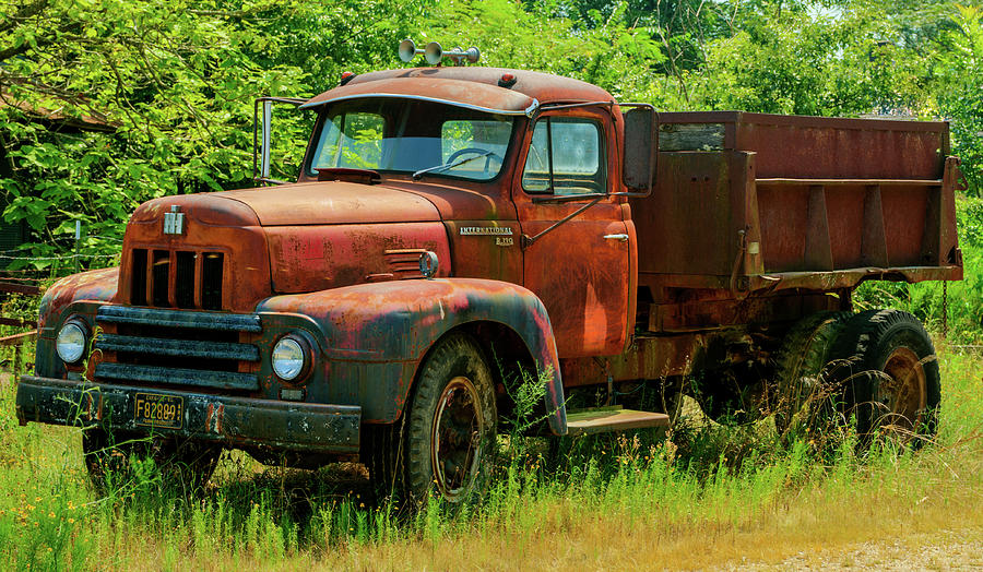 Antique Gravel Truck Photograph by Douglas Barnett