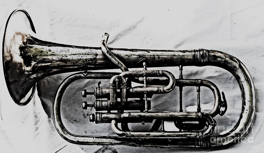 Jazz Photograph - Antique Instrument  by Christina Stanley