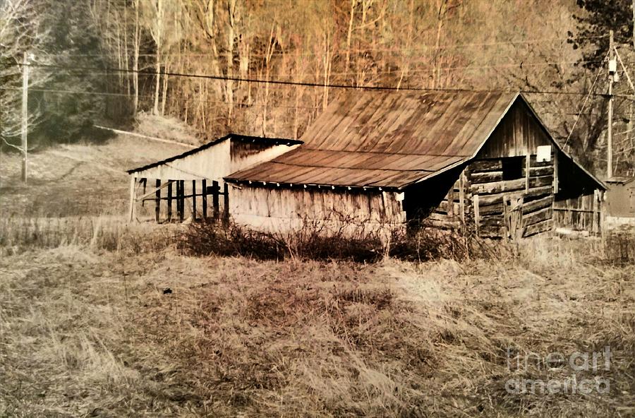 Antique Log Beam Barn Southern Indiana Photograph By Scott D