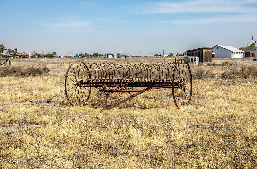 Antique McCormick Hay Rake  Photograph by Gene Parks