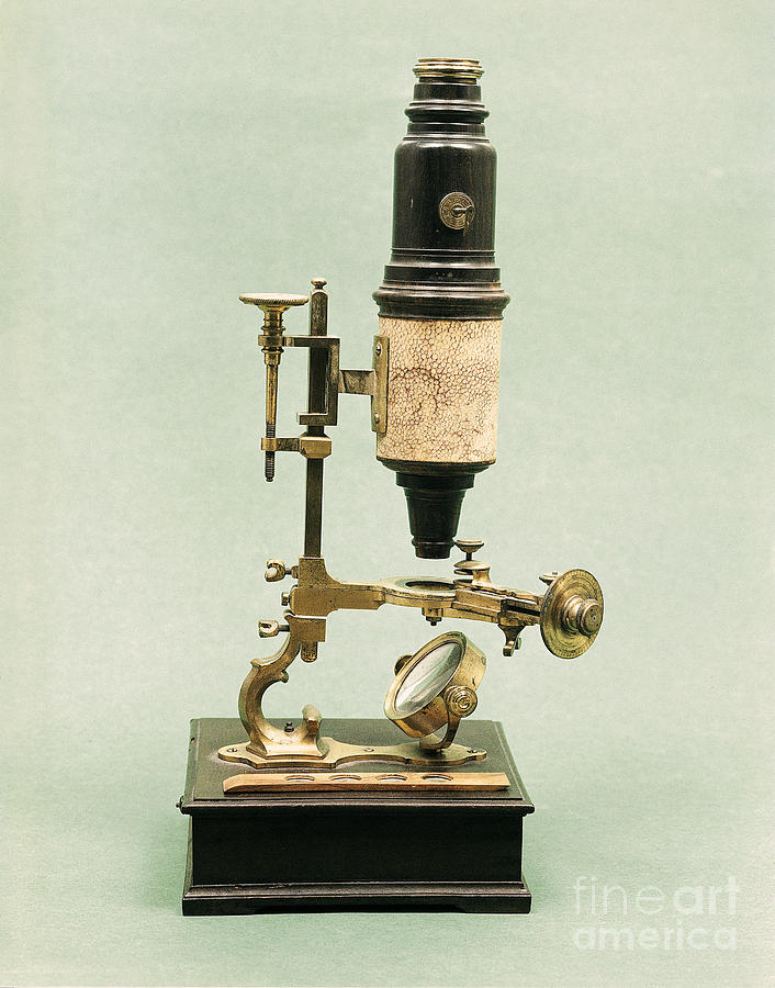 Antique Microscope Photograph by Tomsich