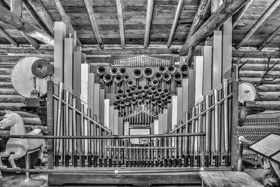 Antique Pipe Organ Photograph by Richard J Cassato