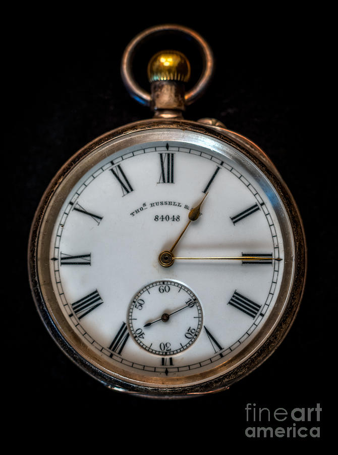 Vintage Photograph - Antique Pocket Watch by Adrian Evans