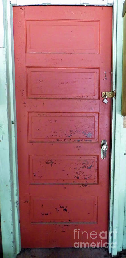 Antique Red Door Photograph by D Hackett