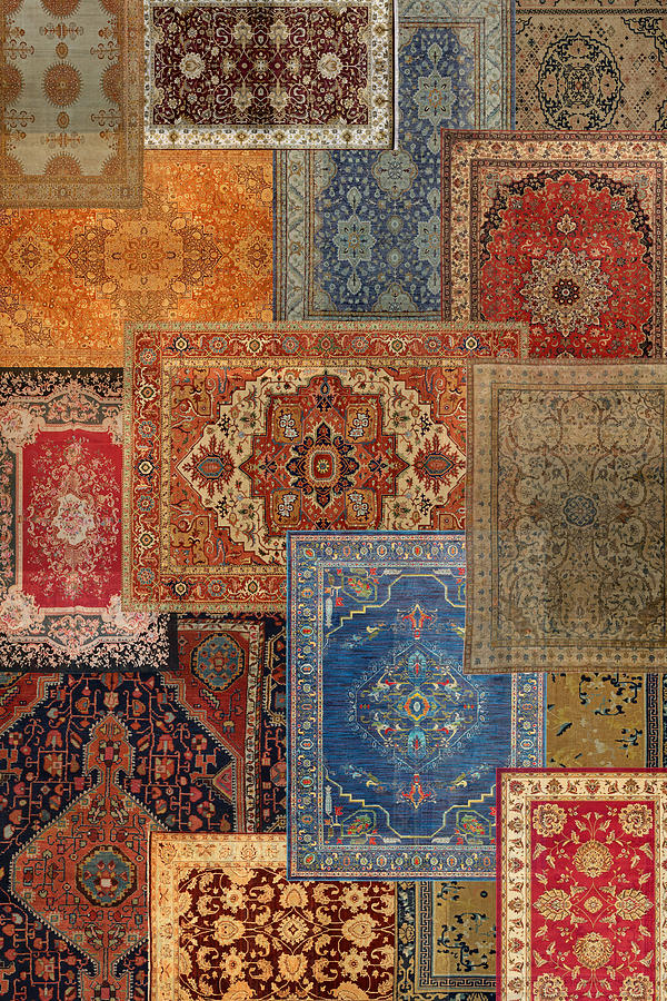 Antique Rugs 2 Photograph by Andrew Fare