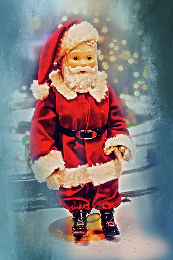 Antique Santa Doll Photograph by Toni Hopper
