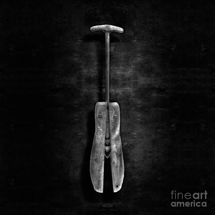 Antique Shoe Stretcher BW Photograph by YoPedro