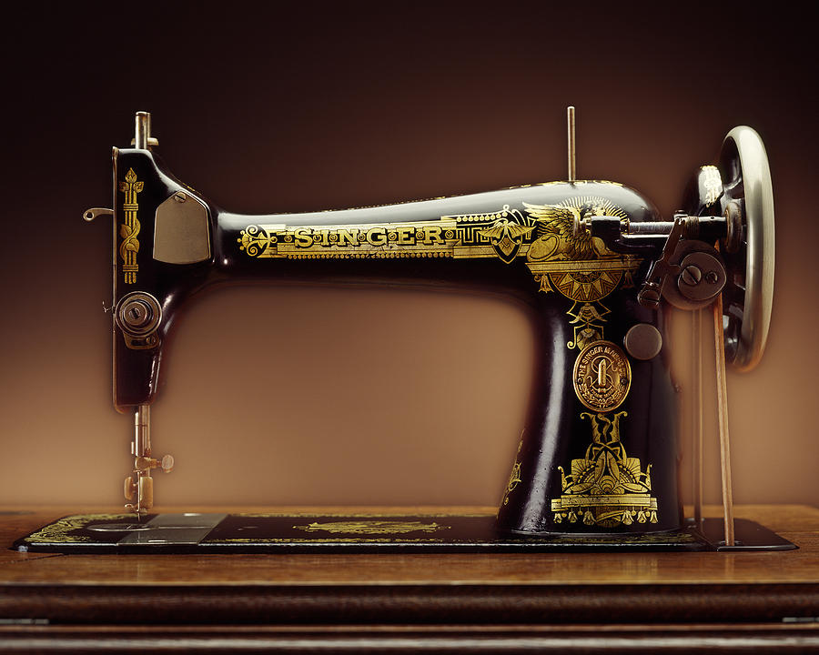 Antique Singer Sewing Machine Photograph by Kelley King