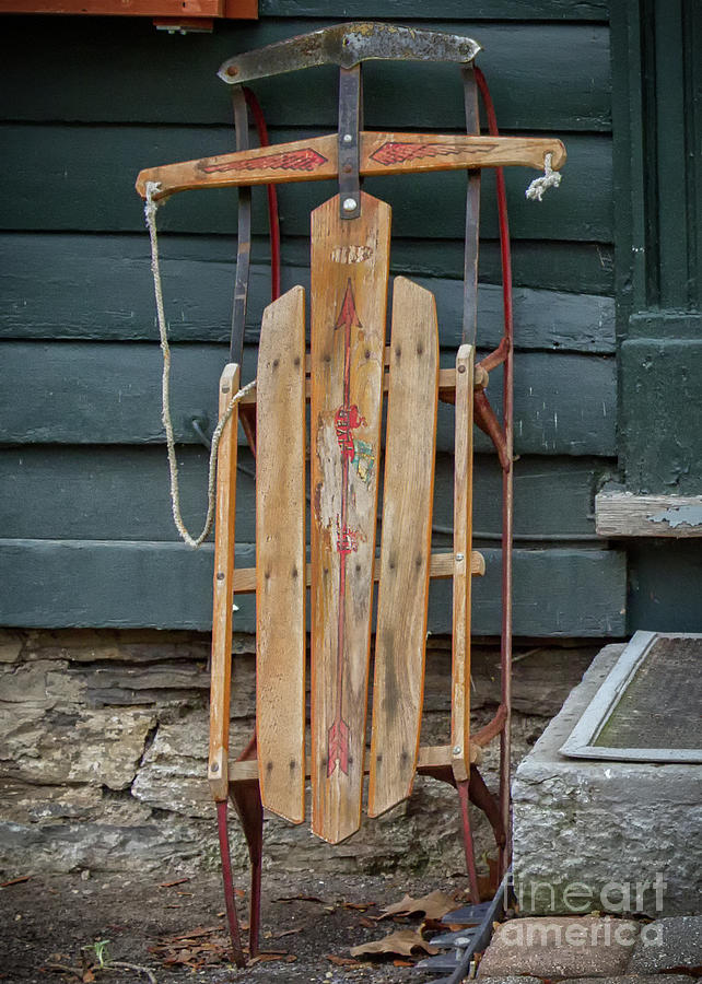 Antique Sled Photograph by Rod Best