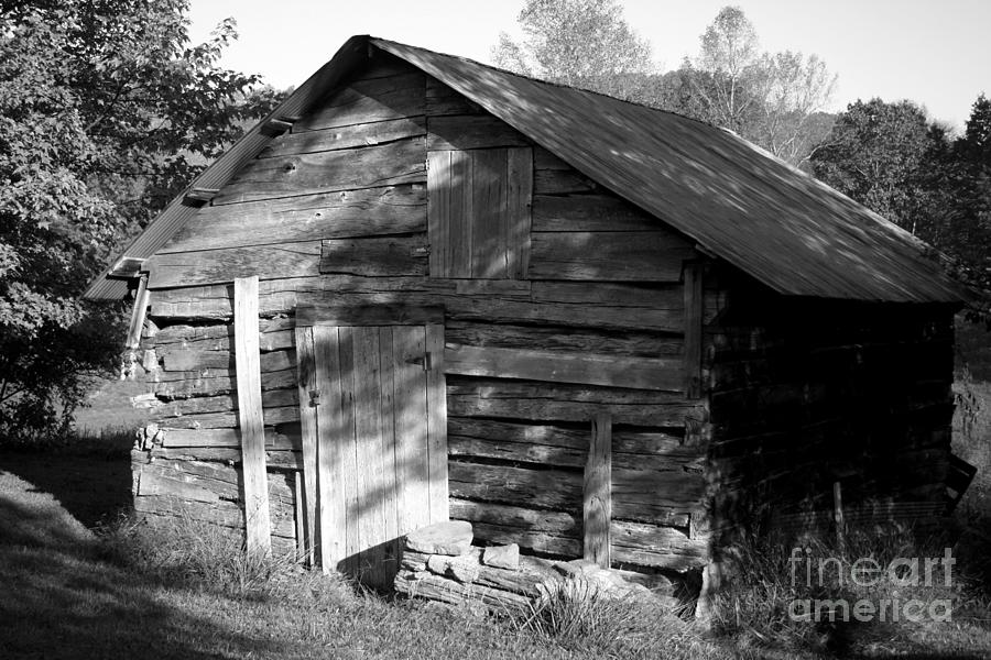 Architecture Photograph - Antique Smoke house 1800s Kentucky by Charlene Cox