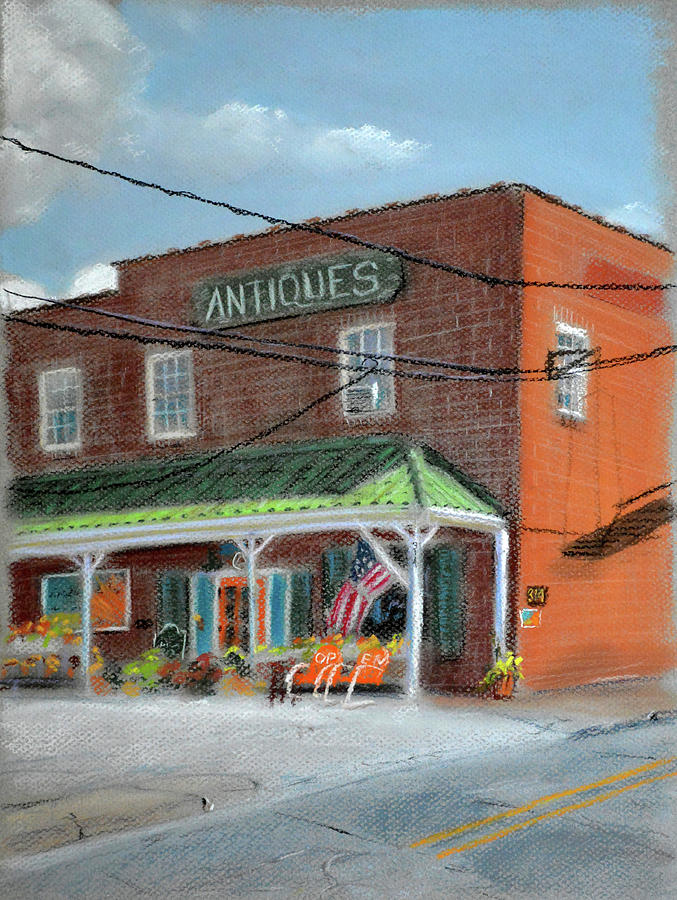 Sign Painting - Antique Store by Christopher Reid