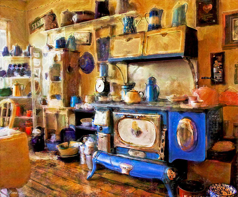 Kitchens Photograph - Antique Store Kitchen by Anna Louise