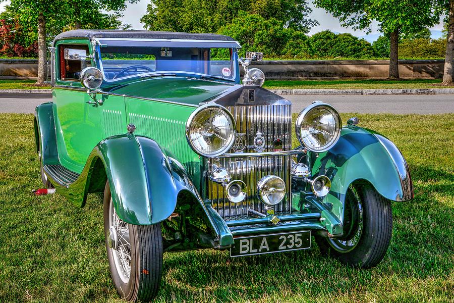 Antique Rolls Royce  Photograph by Carol Montoya