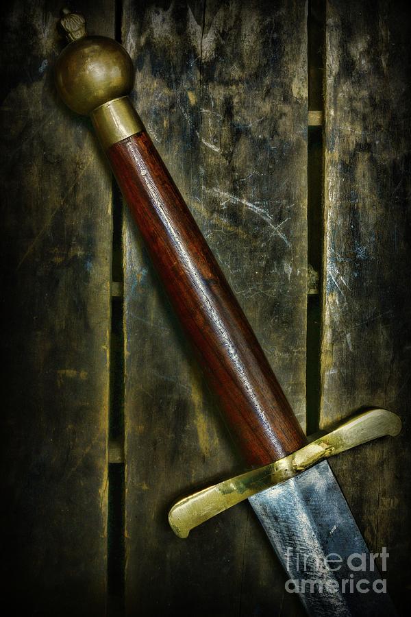 Errol Flynn Photograph - Antique Sword Hilt  by Paul Ward