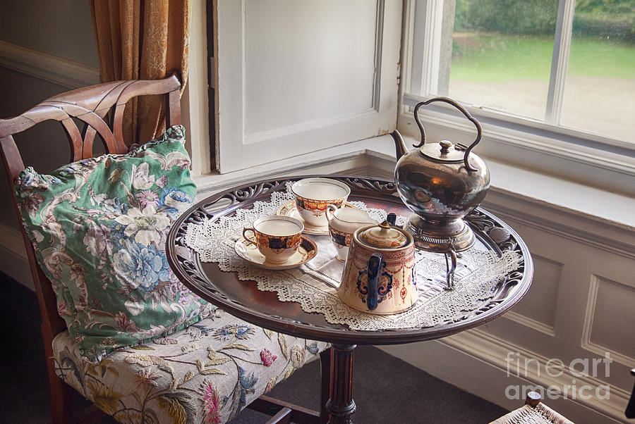 Antique Tea Set  Photograph by Ariadna De Raadt