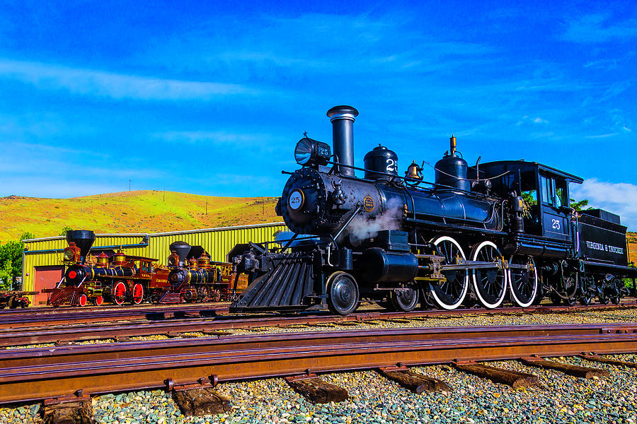 Antique Trains Photograph by Garry Gay