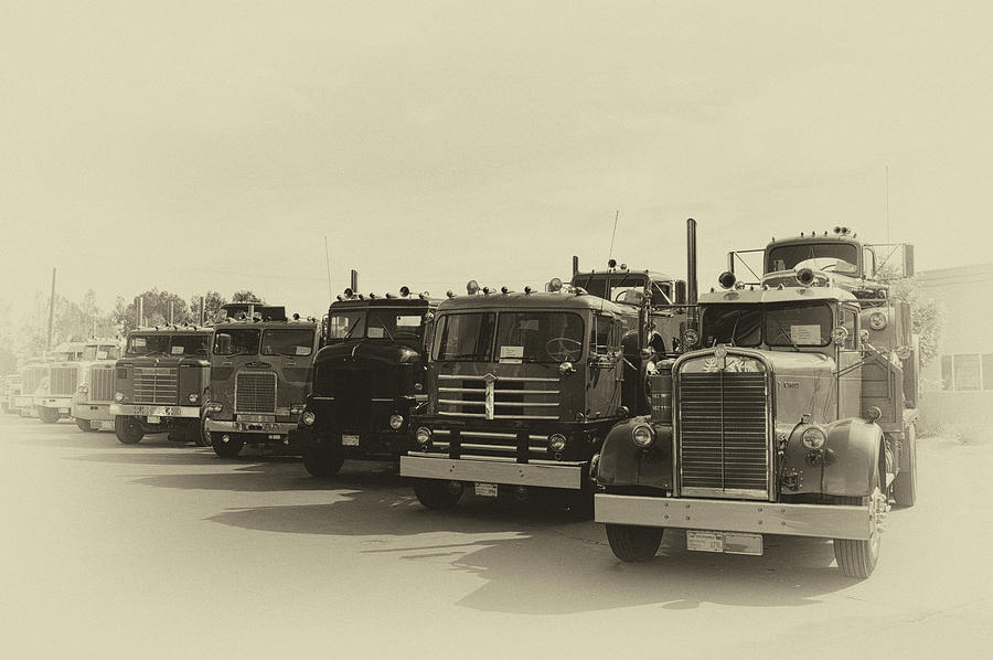 Antique Trucks Photograph by Bill Dutting