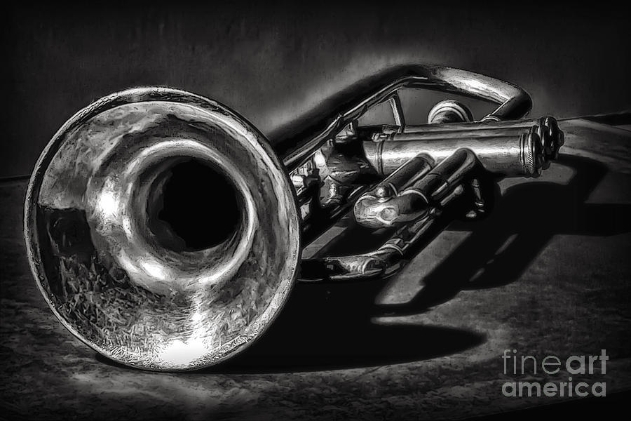Antique Trumpet 1 Photograph by Walt Foegelle
