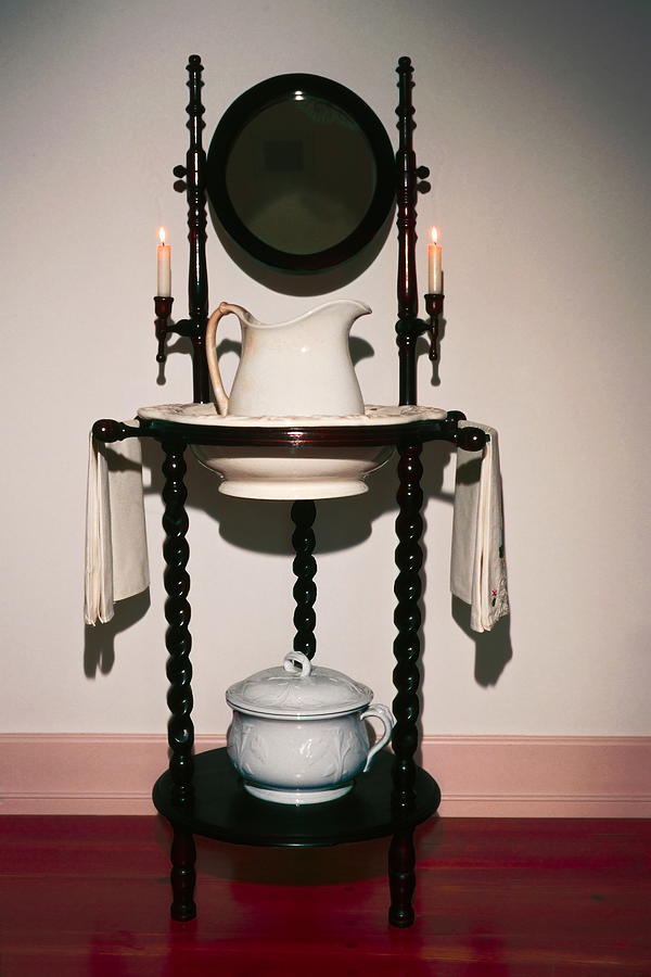 Antique Wash Stand Photograph by Sally Weigand