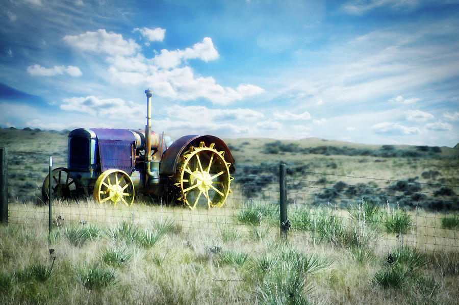 Antique Western Tractor Photograph by Thomas Woolworth
