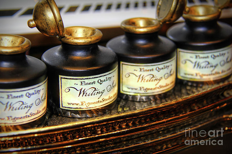Antique Writing Ink Photograph by Mariola Bitner