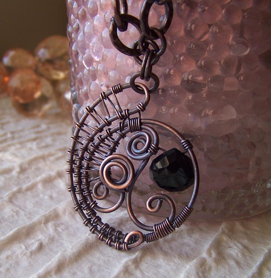 Antiqued Copper Necklace Jewelry by Lorin Phillips - Fine Art America