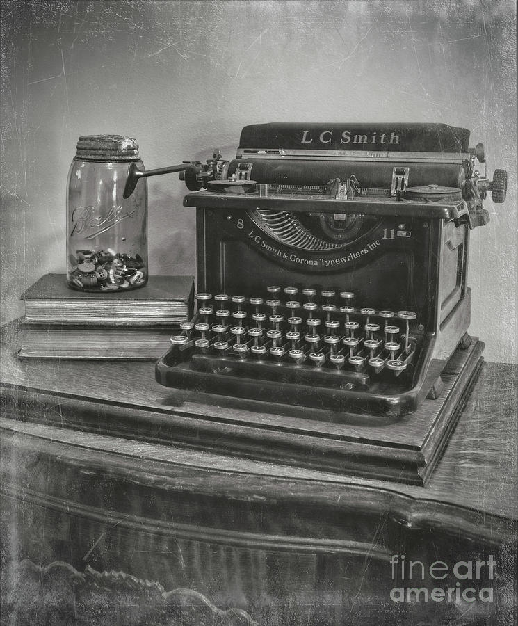 Black And White Photograph - Antiqued by Kelley Freel-Ebner