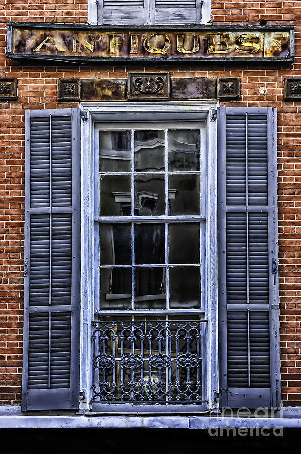 Antiques Above Window Photograph by Frances Ann Hattier