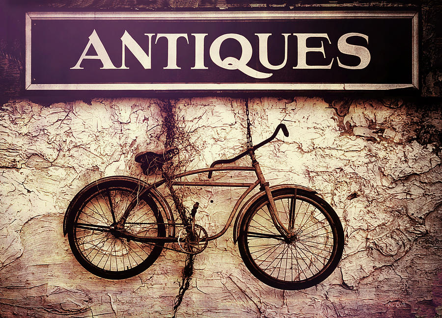 Antiques Old Bike Photograph by Bob Orsillo