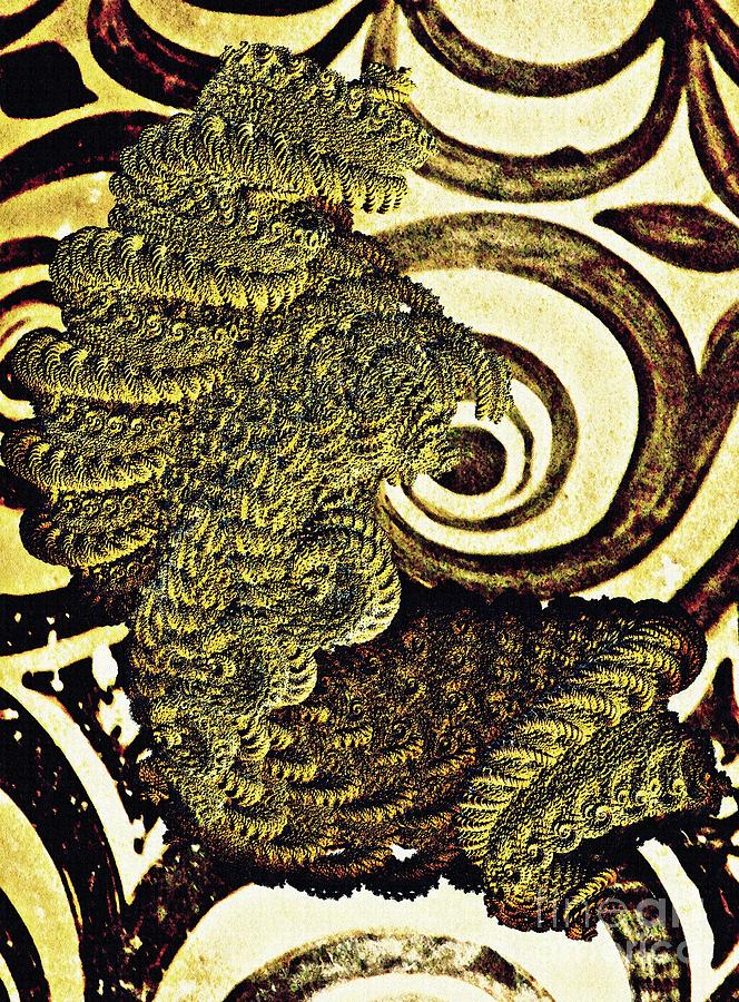 Antiquity in the Coils of Time Digital Art by Sarah Loft