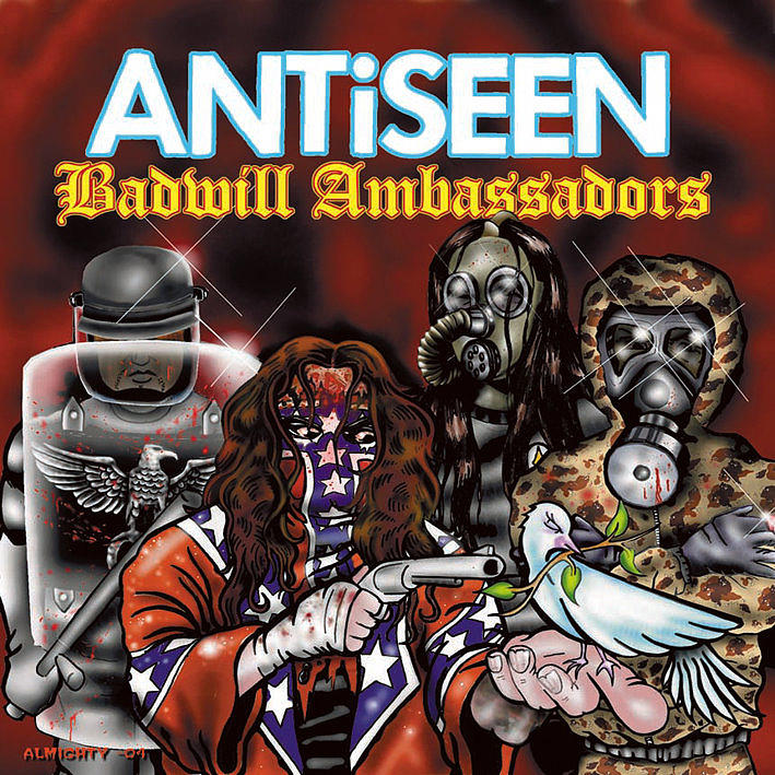 ANTiSEEN - BADWILL AMBASSADORS cover Digital Art by Ryan Almighty