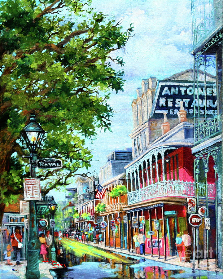 New Orleans Artist Painting - Antoines by Dianne Parks