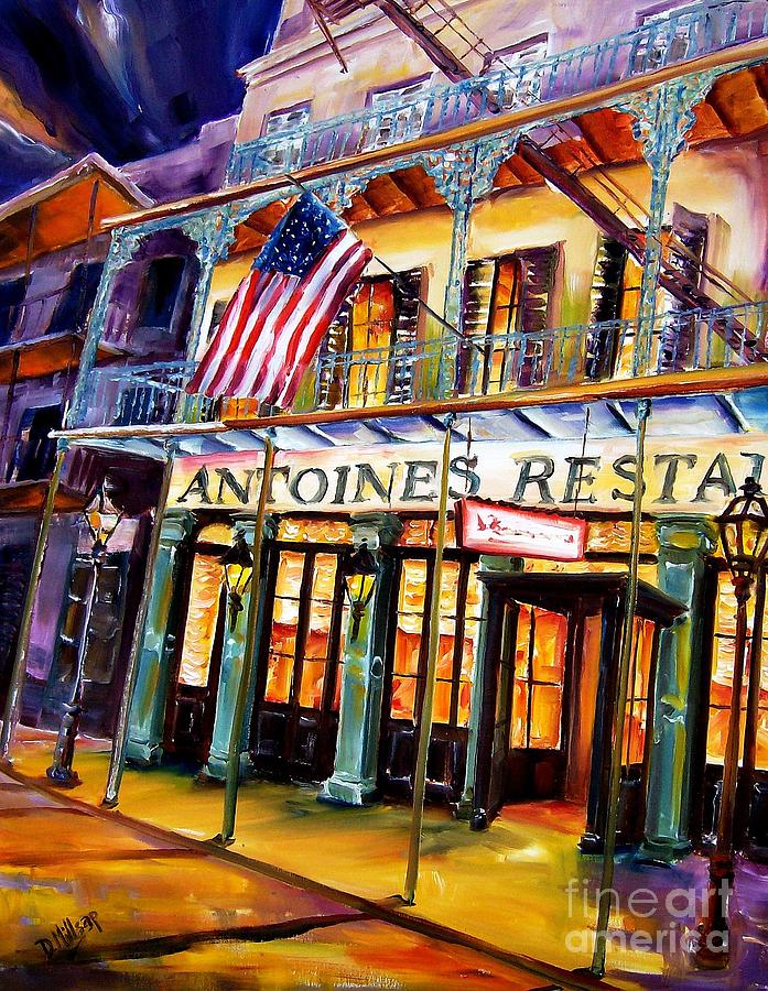 Antoines in New Orleans Painting by Diane Millsap