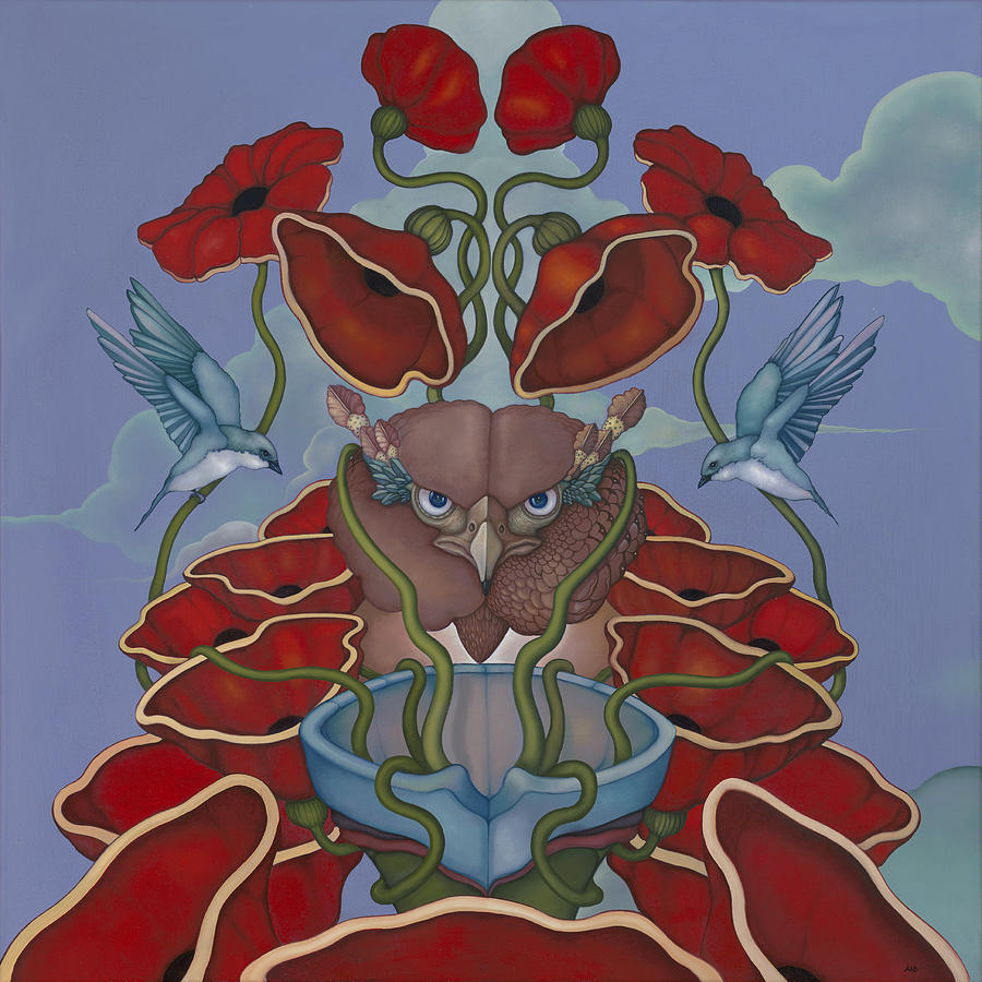 Antoinette With Poppies by Andrew Batcheller Antoinette With Poppies by Andrew Batcheller
