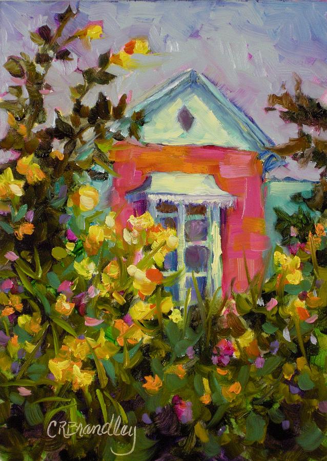 Cottage Painting - Antoinettes Cottage by Chris Brandley