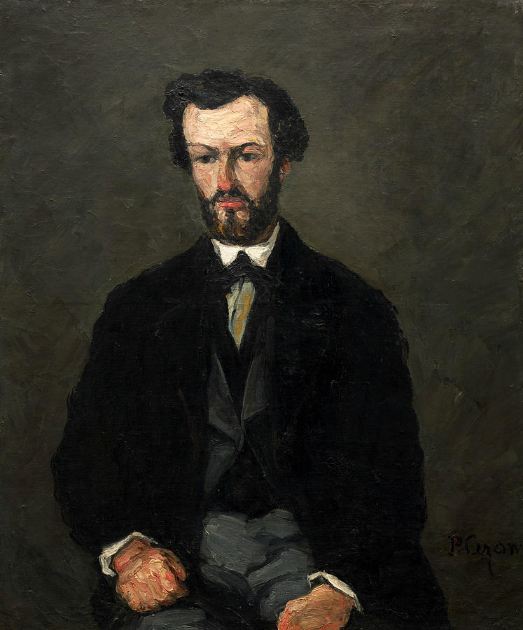 Antony Valabregue Painting by Paul Cezanne