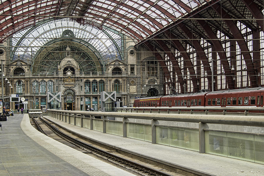 Antwerp Central Station Photograph by Phyllis Taylor