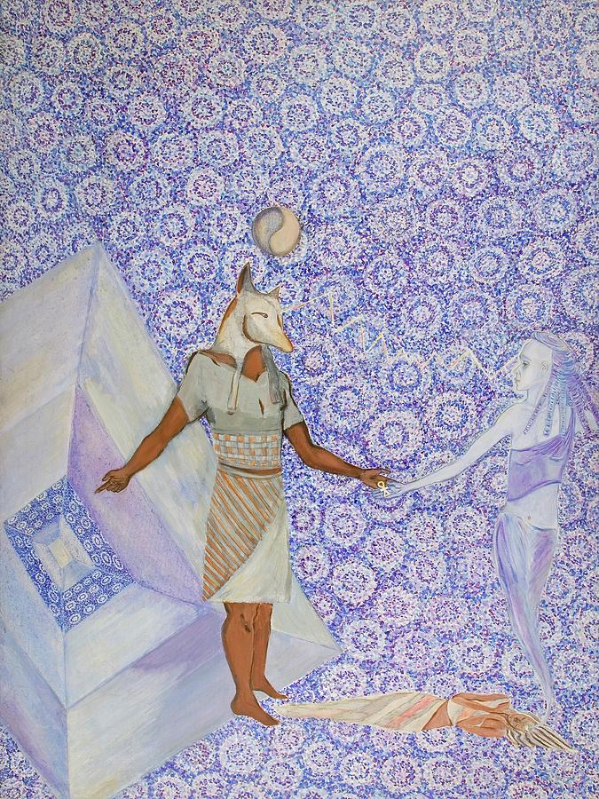 Egyptian Painting - Anubis by Sonya Ki Tomlinson