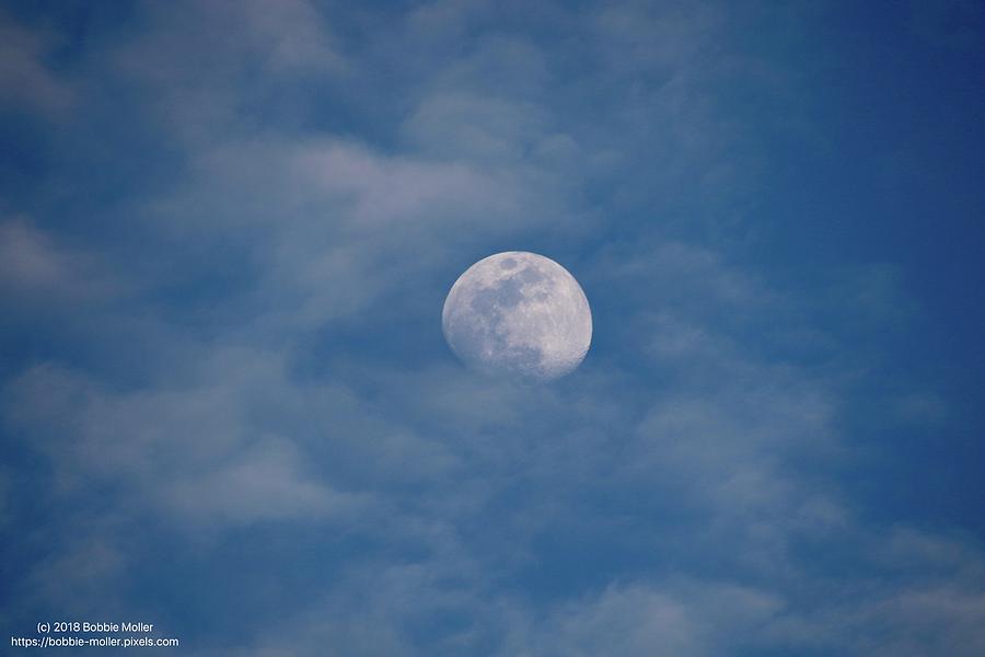 Anxious Moon Photograph by Bobbie Moller