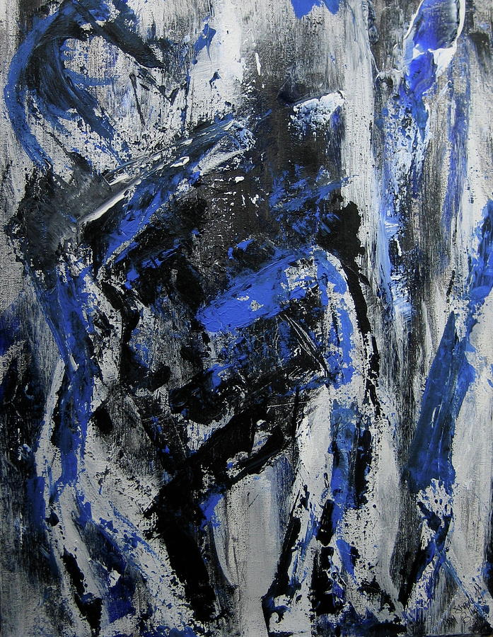 Any Shade of Blue Painting by Darkest Artist