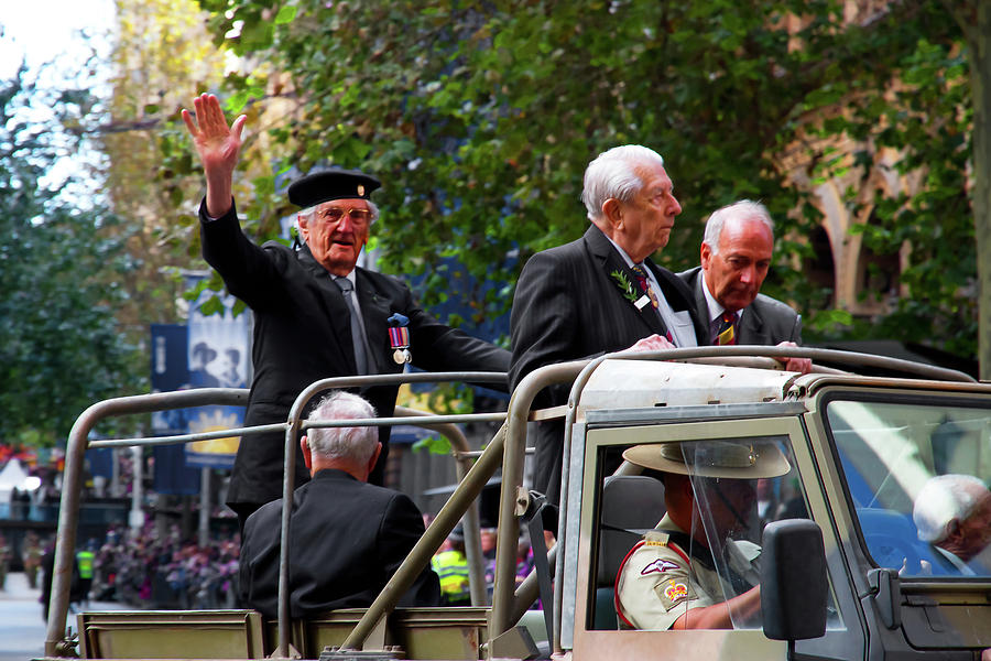 City Photograph - Anzac Day March - The People I RESPECT by Miroslava Jurcik