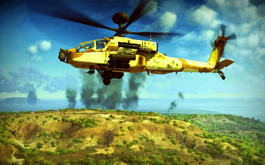 Apache Ai Assault - operation Desert Wolves Digital Art by Don Kuing ...