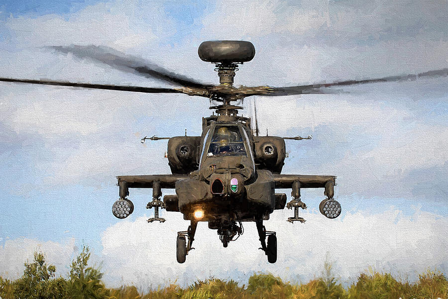 Apache Attack Helicopter Photograph by Roy Pedersen