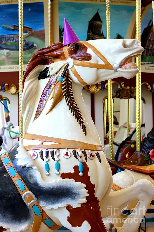Apache Carousel Horse Photograph by Alice Terrill